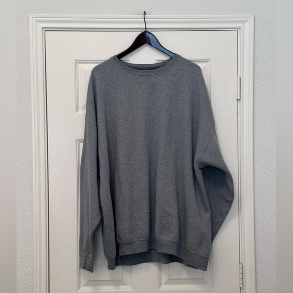 Men’s Vintage Fruit of the Loom Gray Crewneck 4XL/TG - Picture 3 of 9
